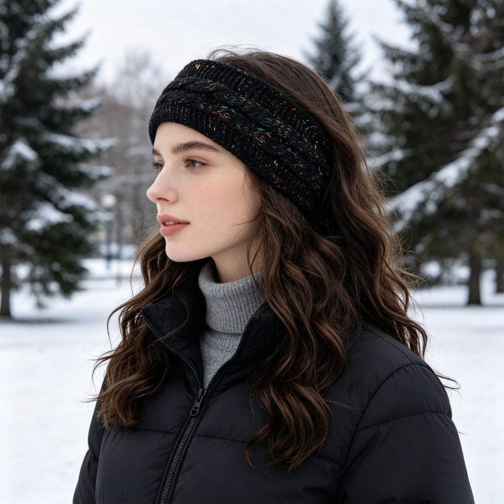 Fleece Ear Warmer Band - Удобные эластичные зимние повязки для волос