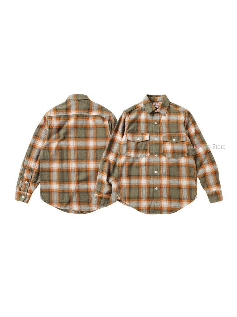Мужская рубашка в клетку в сти – обзор и цена Flannel Shirt Lined