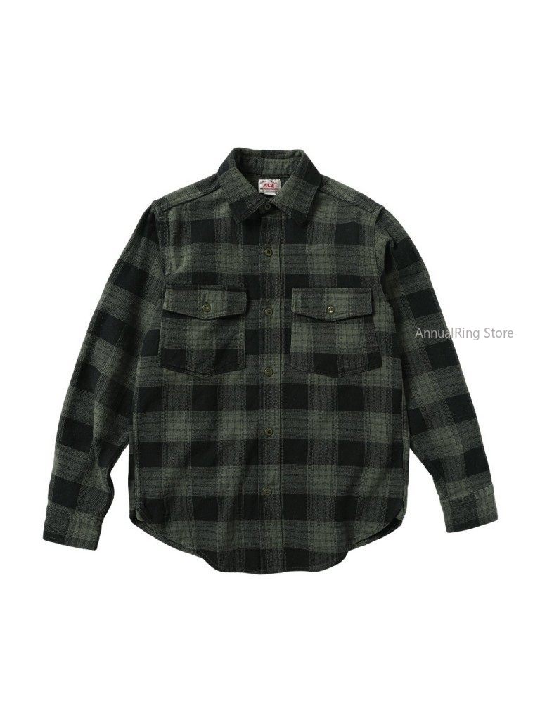 Мужская рубашка в клетку в сти – обзор и цена Flannel Shirt Lined