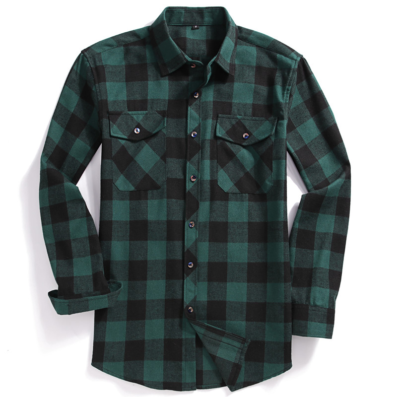 Осенняя мужская повседневная р – обзор и цена Flannel Shirt Lined