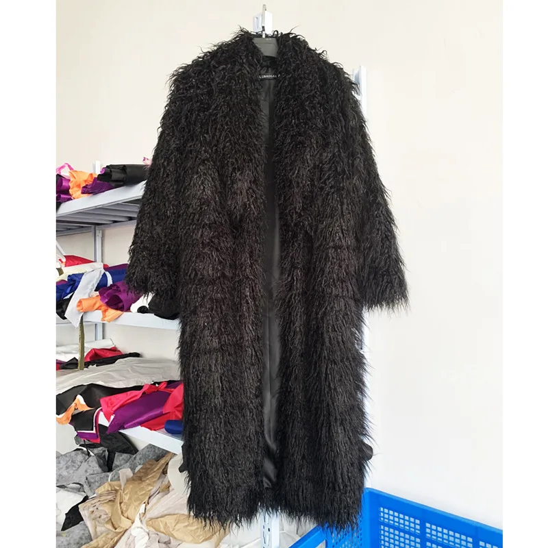 Женское длинное пальто из иску – обзор и цена Wool Coat Peacoat