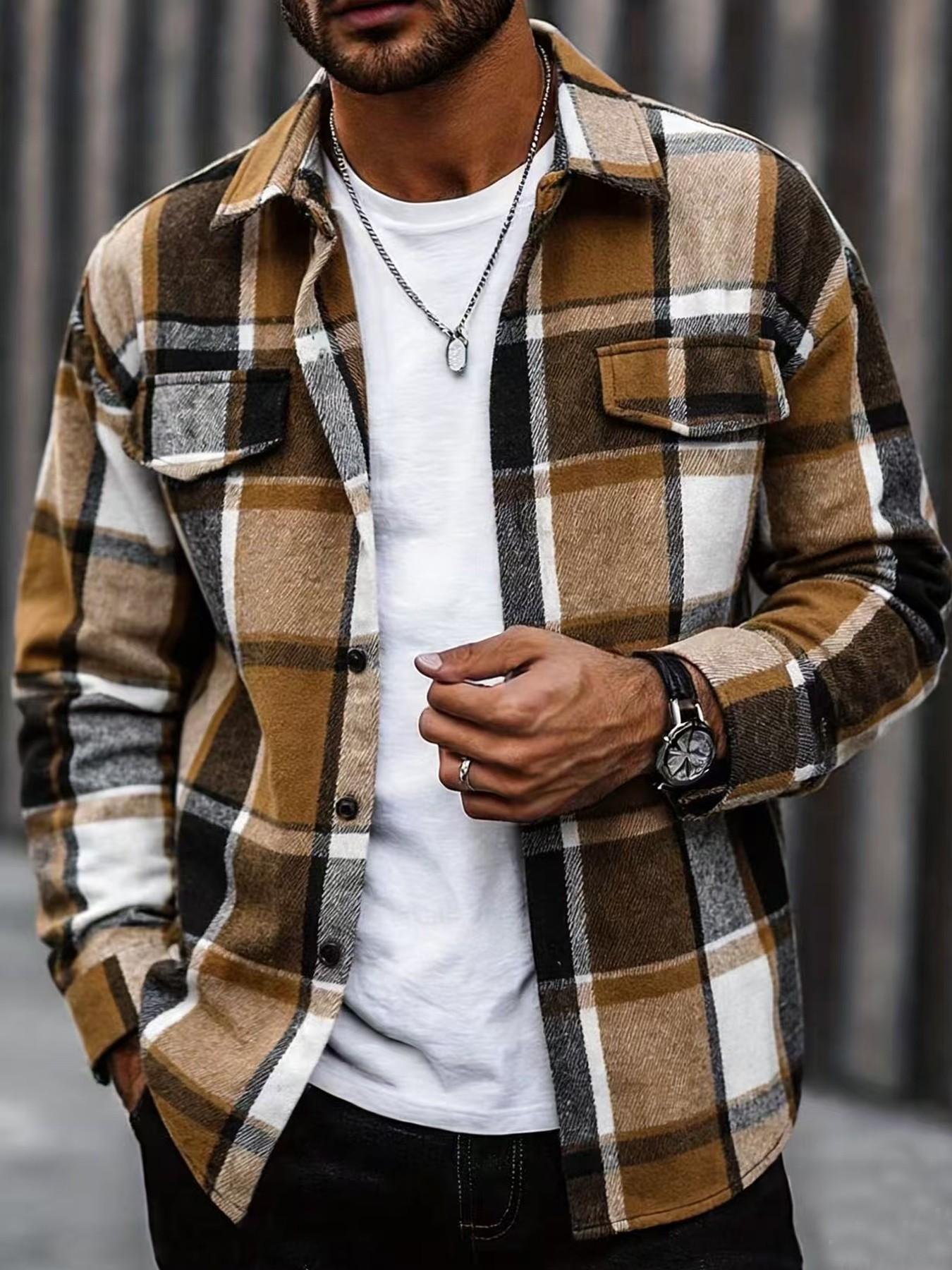 Рубашка в клетку в стиле ретро – обзор и цена Flannel Shirt Lined