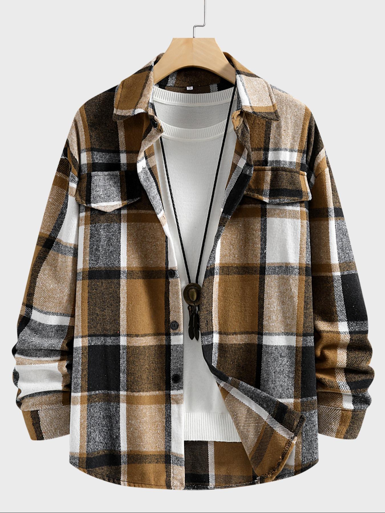 Рубашка в клетку в стиле ретро – обзор и цена Flannel Shirt Lined