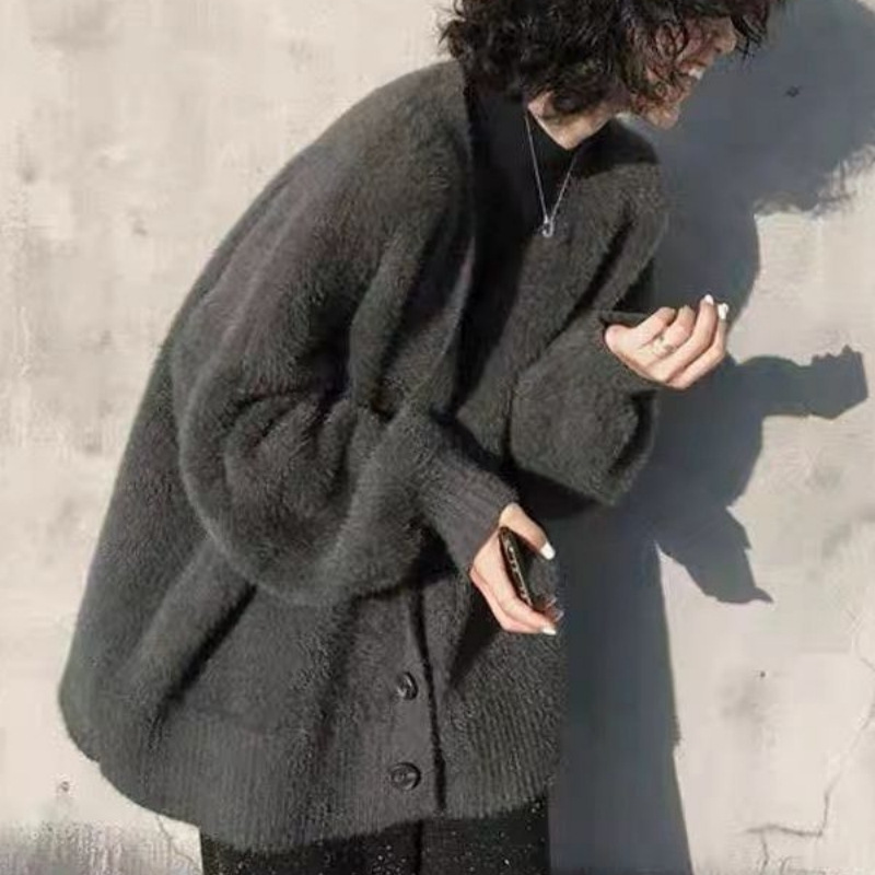 Свитер из искусственного меха  – обзор и цена Wool Coat Peacoat