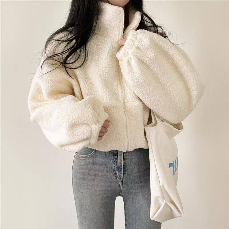 Женская укороченная толстовка  – обзор и цена Sherpa Hoodie Fleece