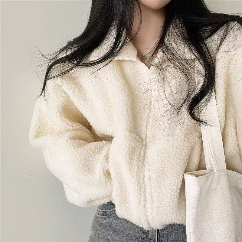 Женская укороченная толстовка  – обзор и цена Sherpa Hoodie Fleece