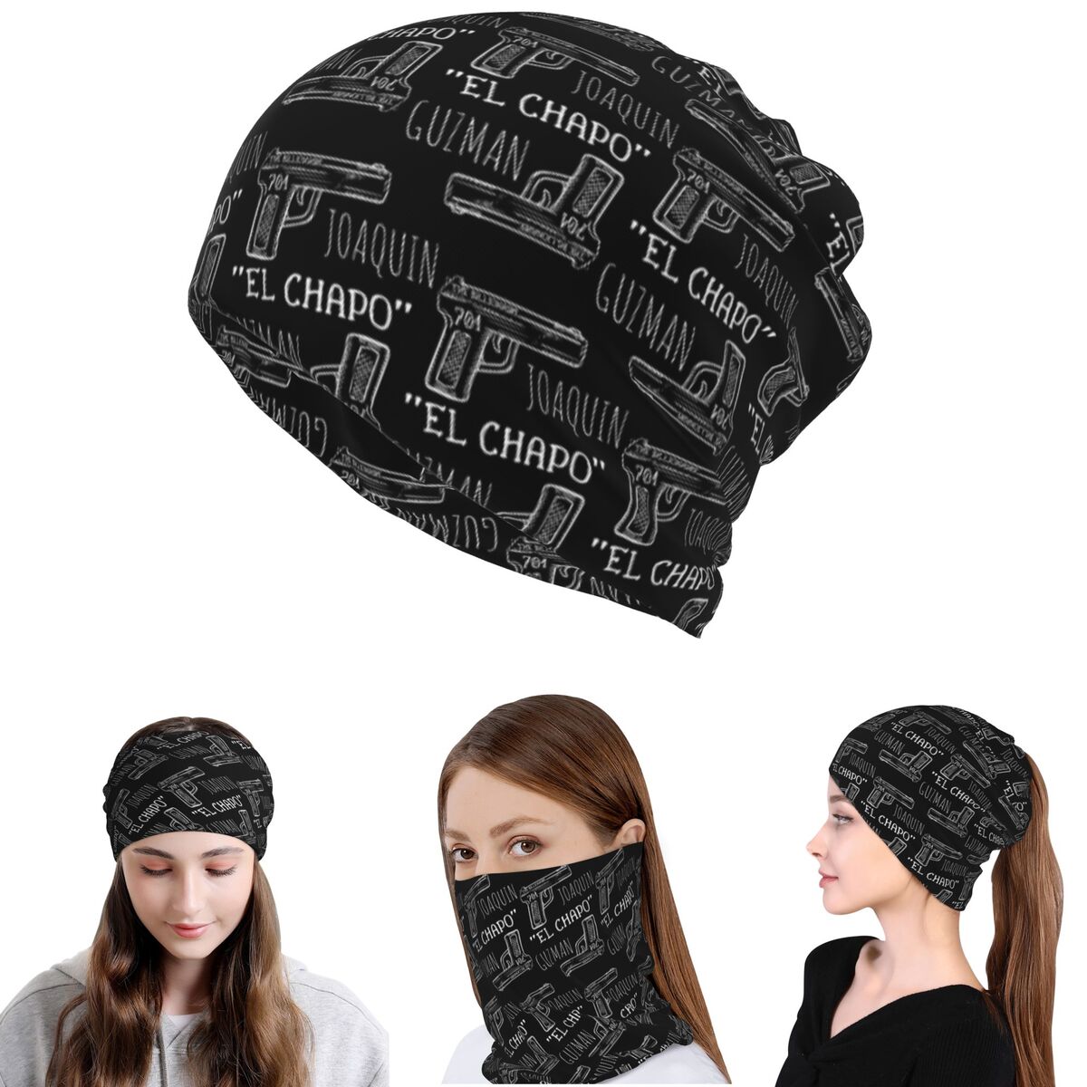 Бандана-маска-шарф Joaquin El  – обзор и цена Knit Beanie Hat Warm